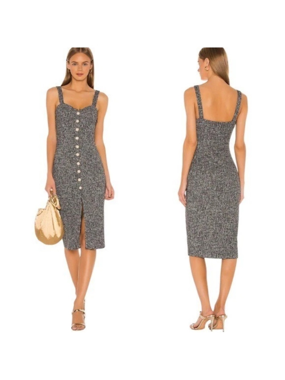 Lovers+Friends LA Wolfe Tweed Dress